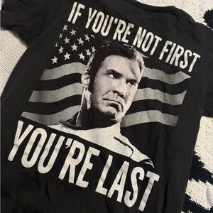 Talladega nights Spencer's Black & White Graphic tee